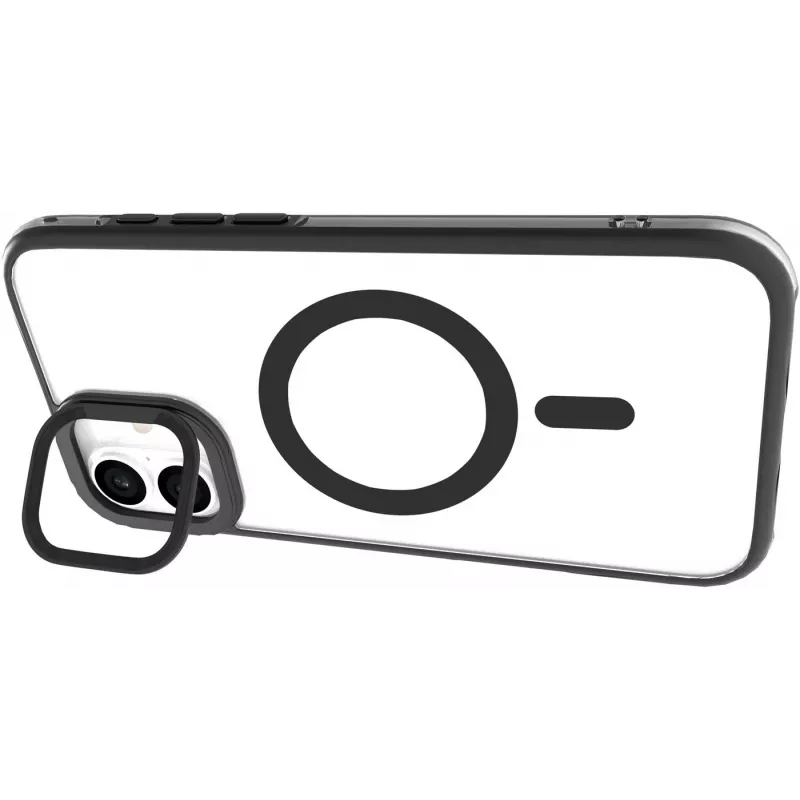 eSTUFF ES67141100 custodia per cellulare 15,5 cm (6,1 pollici) cover trasparente, nero