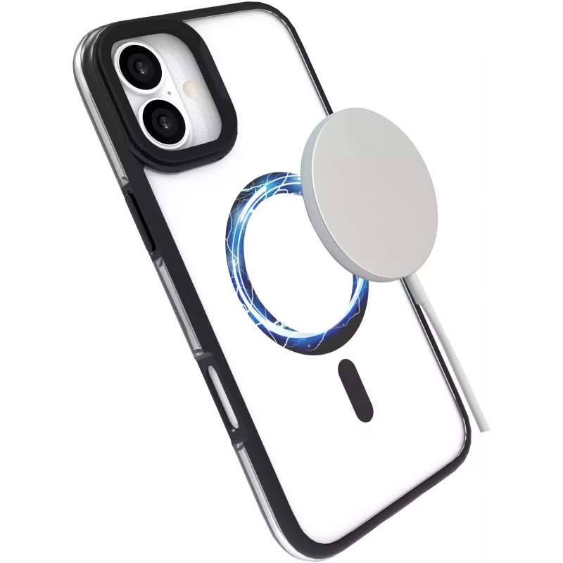 eSTUFF ES67141101 custodia per cellulare 17 cm (6,7 pollici) cover trasparente, nero
