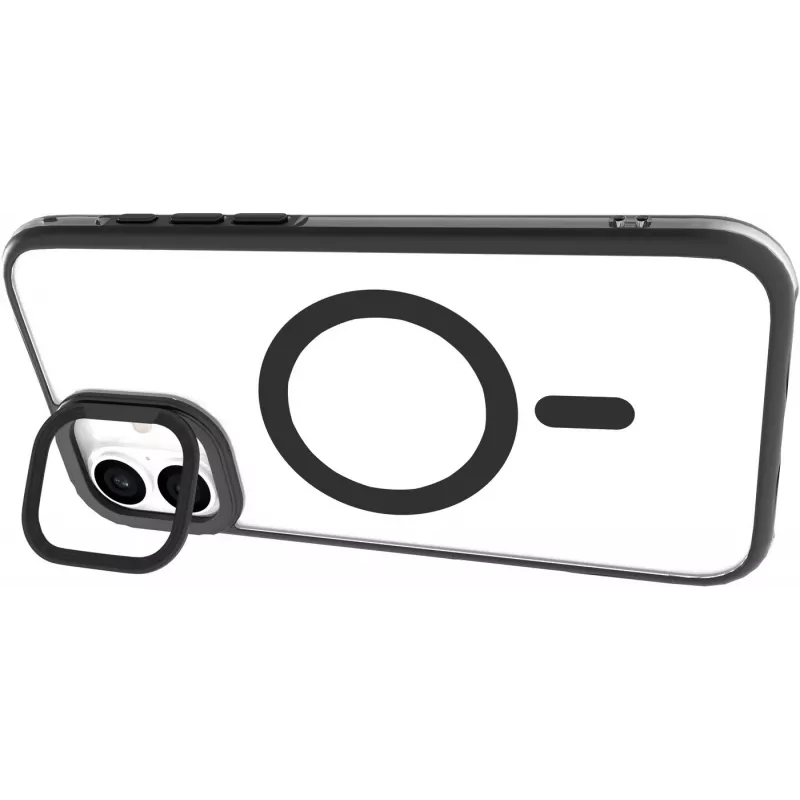 eSTUFF ES67141101 custodia per cellulare 17 cm (6,7 pollici) cover trasparente, nero