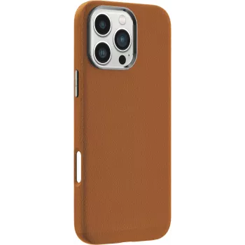 eSTUFF INFINITE VENICE custodia magnetica in pelle per iPhone 16 Pro, marrone