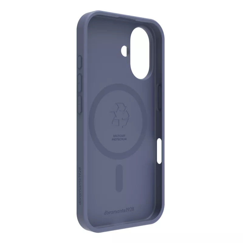 dbramante1928 Greenland Pro MS GP61PABL6243 cover posteriore per Apple iPhone 16, MagSafe, Qi, plastica, Pacific Blue