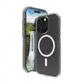 Cover dbramante1928 Iceland Ultra D3O MagSafe iPhone 16 Pro trasparente