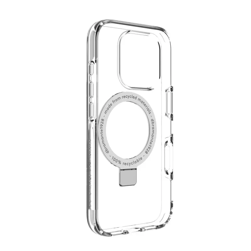 Cover dbramante1928 Iceland Ultra D3O MS Kick iPhone 16 Pro trasparente