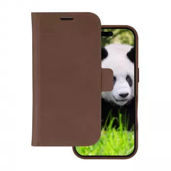 Custodia folio dbramante1928 Lynge MagSafe iPhone 16 Pro Dark Tan