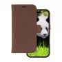Custodia folio dbramante1928 Lynge MagSafe iPhone 16 Pro Dark Tan