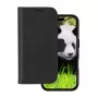 dbramante1928 Lynge MagSafe LM61GTBL6308 custodia a libro per Apple iPhone 16 Pro, pelle granulata, nera