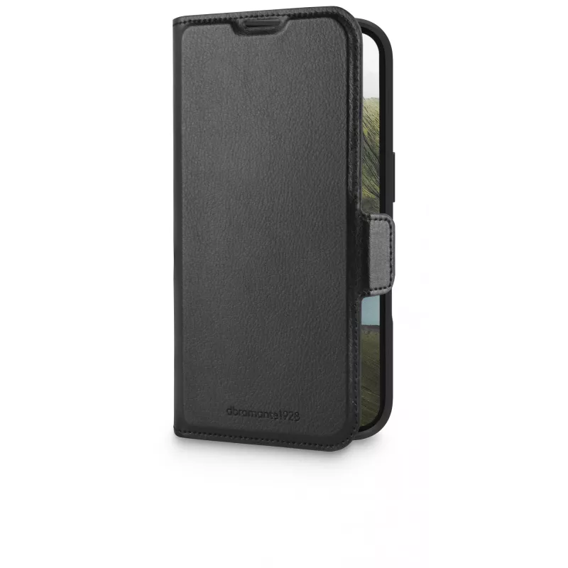 Custodia pieghevole dbramante1928 Oslo Pro per Apple iPhone 16 nero PU plastica