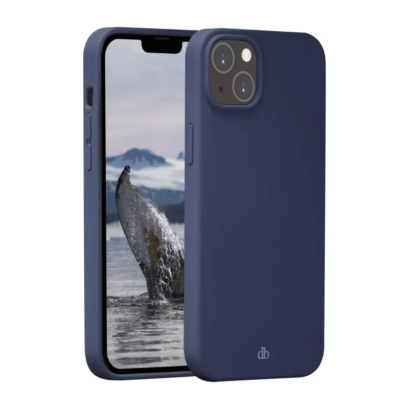 Cover dbramante1928 Greenland iPhone 14 Plus Pacific Blue monocromatica
