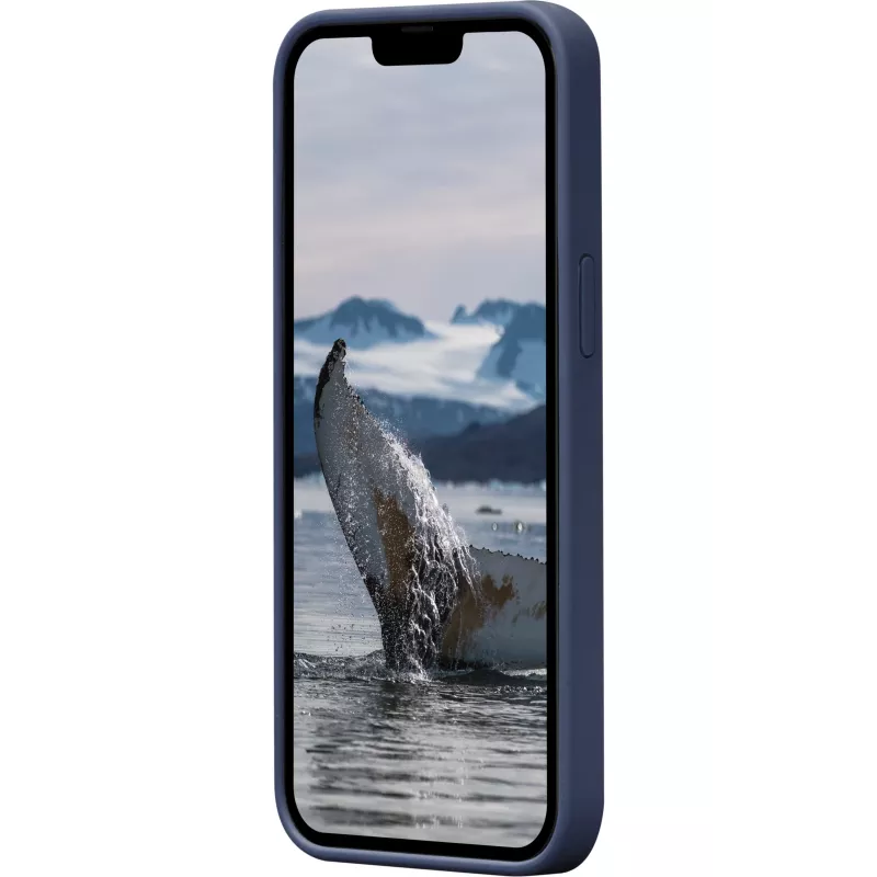 Cover dbramante1928 Greenland iPhone 14 Plus Pacific Blue monocromatica