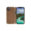 Custodia folio dbramante1928 Lynge iPhone 14 Plus tan 3 scomparti per carte