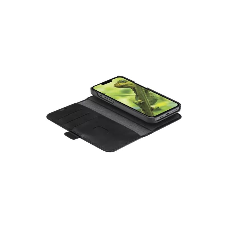 Custodia folio dbramante1928 Lynge iPhone 14 Plus nero 3 scomparti per carte