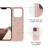 dbramante1928 Monaco iPhone 14 Pink Sand custodia