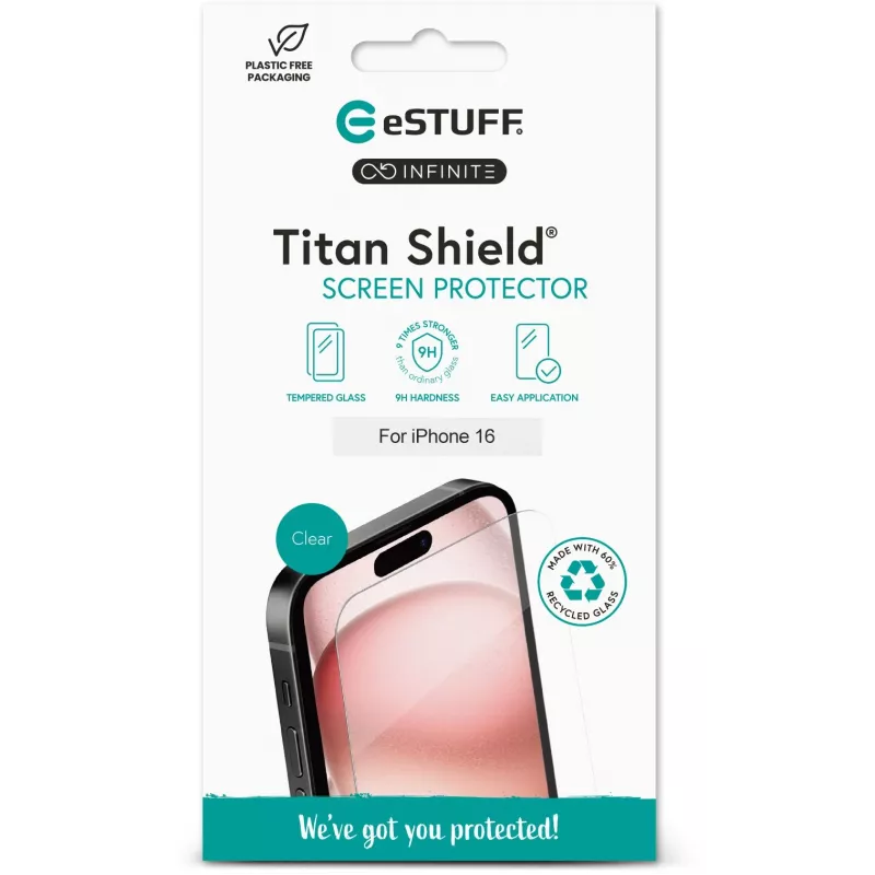 eSTUFF ES501420 pellicola protettiva per display cellulare/pellicola protettiva per retro trasparente Apple 1 pz.