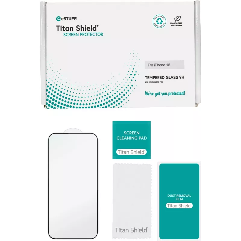 eSTUFF ES501421-50BULK protezione display/retro per cellulare trasparente Apple 50 pz.