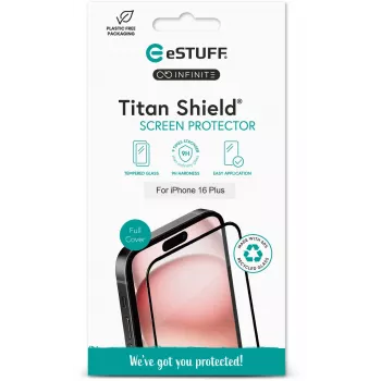 eSTUFF ES501425 protezione display/retro per cellulare trasparente Apple 1 pz.