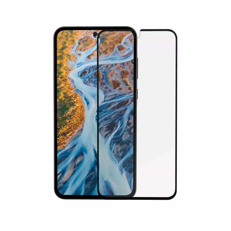 dbramante1928 eco-shield Galaxy A05s nero Edge pacchetto di protezione antibatterico