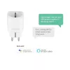 Hombli presa smart HBPP-0201, 3680 W, per interni, bianca, confezione promo 2+1 (3 pz.)