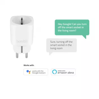 Presa smart Hombli HBPP-0201 3680 W per interni bianco