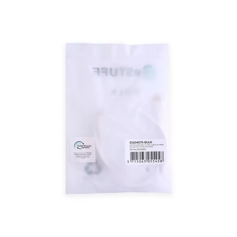 eSTUFF ES604070-BULK cavo USB USB 2.0 0,5 m USB-C bianco
