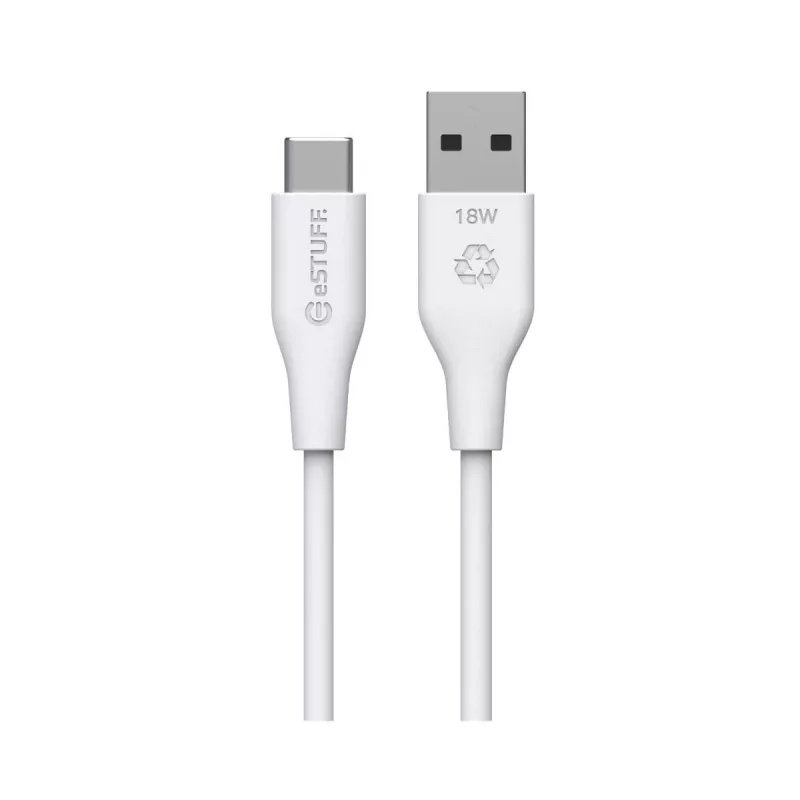 Cavo USB eSTUFF ES605170 1m USB-C a USB-A USB 2.0 bianco