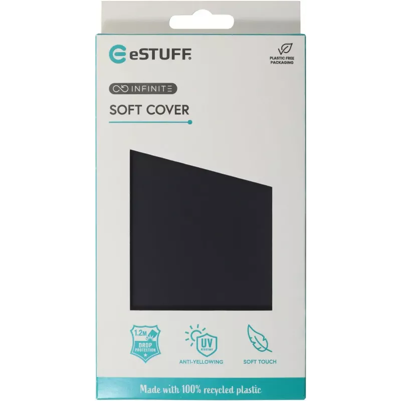 eSTUFF INFINITE GRS VIENNA custodia nera per iPhone 16e. Materiale (ES67101054-BULK)