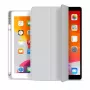 eSTUFF SEATTLE Custodia per penna per iPad 9.7 2018/2017 – pelle PU grigia
