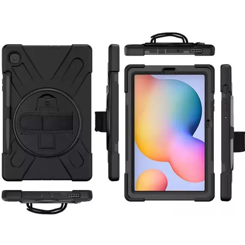 Cover eSTUFF AUSTIN Defender Case per Samsung Galaxy Tab S6 Lite 2022/2020 nero