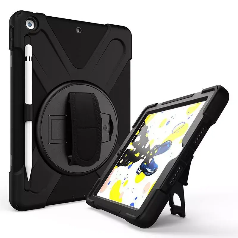Cover eSTUFF CHICAGO Full Body Defender Case per iPad 10.2 nero