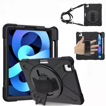eSTUFF AUSTIN Defender Case per iPad Pro 11 2022/2020/2018/Air 5/4 10.9 – nero