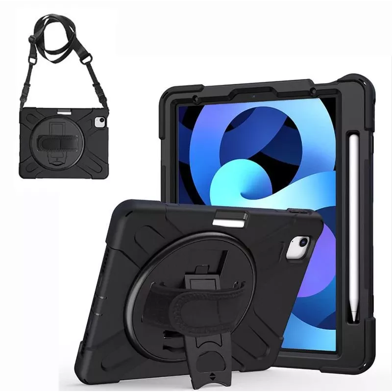 eSTUFF AUSTIN Defender Case per iPad Pro 11 2022/2020/2018/Air 5/4 10.9 – nero