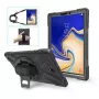 eSTUFF AUSTIN Defender Case ES681846-BULK cover posteriore resistente per Samsung Galaxy Tab A 10,5 (2018), 26,7 cm (10,5 pollici), silicone/policarbonato, nera