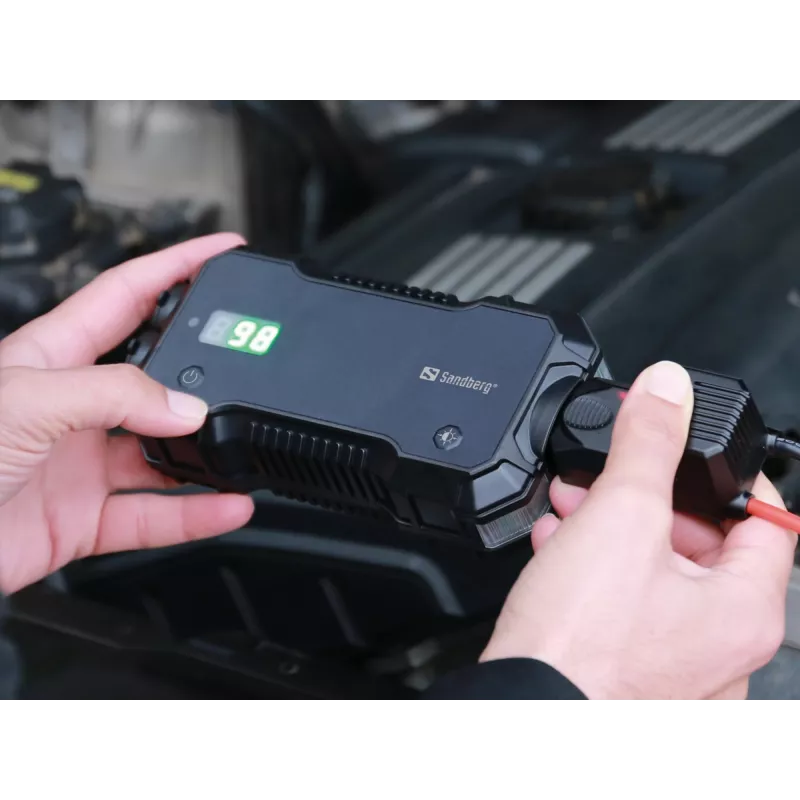 Powerbank avviamento auto Sandberg 10000 mAh USB Type-A Type-C nero
