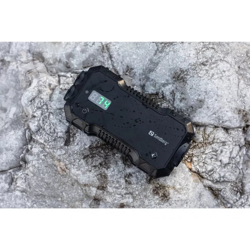 Powerbank avviamento auto Sandberg 10000 mAh USB Type-A Type-C nero