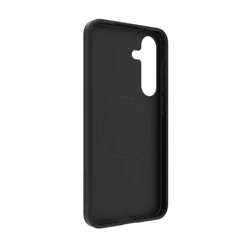 dbramante1928 Greenland Pro Qi2 GPSPNIBL6454 cover posteriore per Samsung Galaxy S25+, plastica, nero notte
