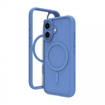 Cover dbramante1928 Grenen MagSafe iPhone 16 indigo monocromatico