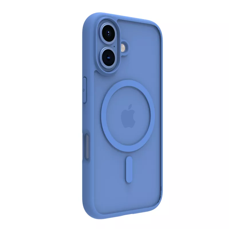 Cover dbramante1928 Grenen MagSafe iPhone 16 indigo monocromatico