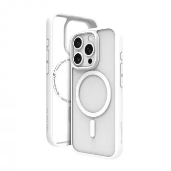 Cover dbramante1928 Grenen MagSafe iPhone 16 ProMax bianco