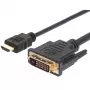 Adattatore cavo video Techly ICOC-HDMI-D-045 5 m DVI-D nero