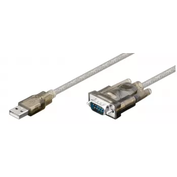 Cavo seriale Microconnect 68875 trasparente 1,5 m USB Type-A VGA (D-Sub)