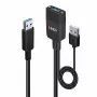 Cavo USB 3.2 Gen 2 Type-A ibrido Lindy 35 m nero ABS