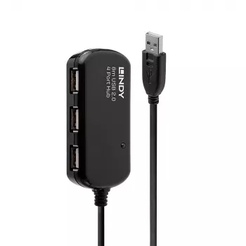 Hub prolunga attiva USB 2.0 Pro Lindy 8 m