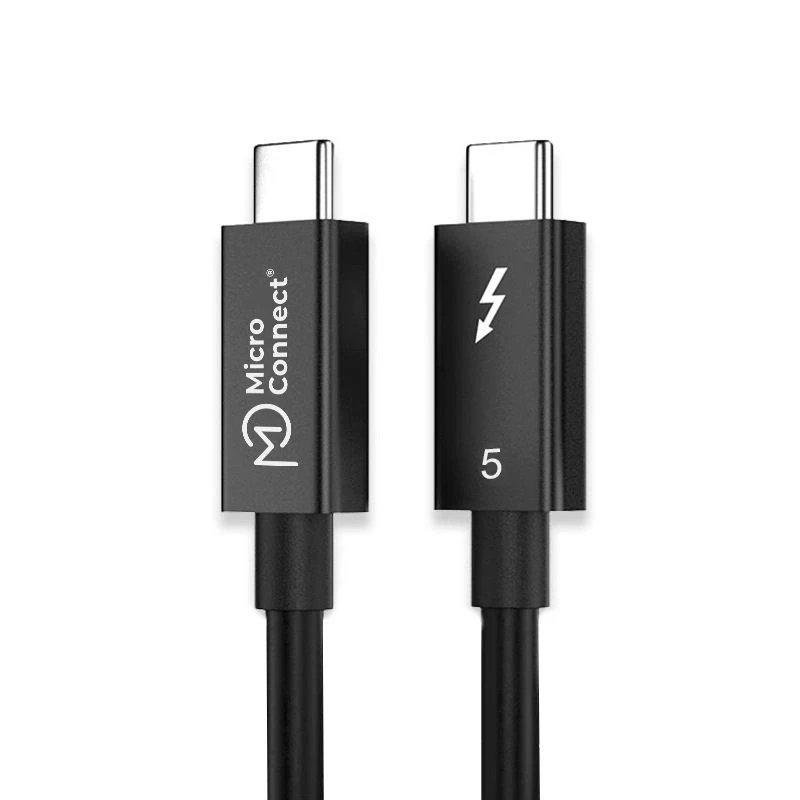 MicroConnect MC-TB5CC05 Premium cavo Thunderbolt 5, 0,5 m, 80 Gbps, 240 W, 16K 60 Hz