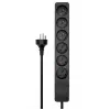 Ciabatta Microconnect MC-GRU0610DKW 10 m 6 prese Schuko per interni nero