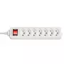 Prolunga elettrica Lindy 73168 7 prese AC per uso interno bianco