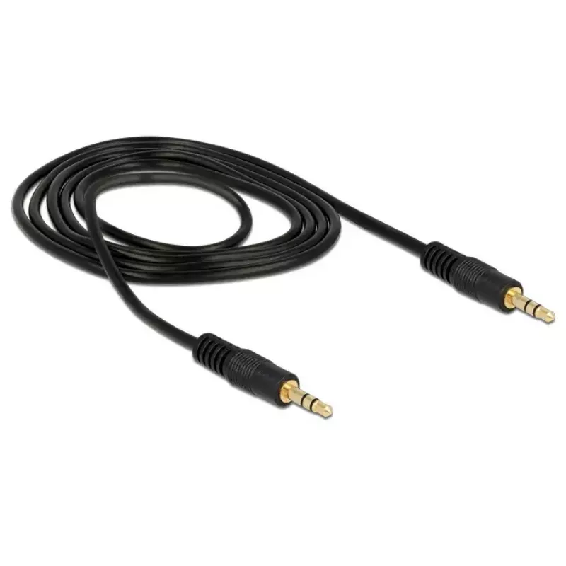 DeLOCK cavo audio 1 m 3,5 mm connettore maschio/maschio