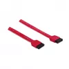 Cavo dati SATA Manhattan 7 pin, 50 cm, maschio a maschio, 6 Gbps, rosso, garanzia a vita