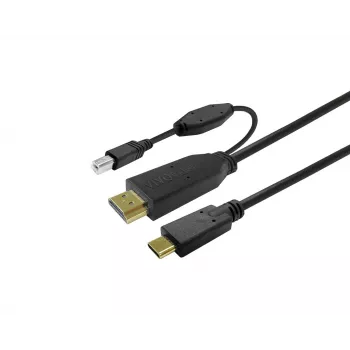 Cavo USB Vivolink PROUSBCHDMIUSBB5 USB 3.2 Gen 1 (3.1 Gen 1) 5 m USB C nero
