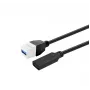 Cavo dati USB 3.0 Type-A a Type-A VivoLink PROKEYUSB3AFF0 2W, USB 3.0