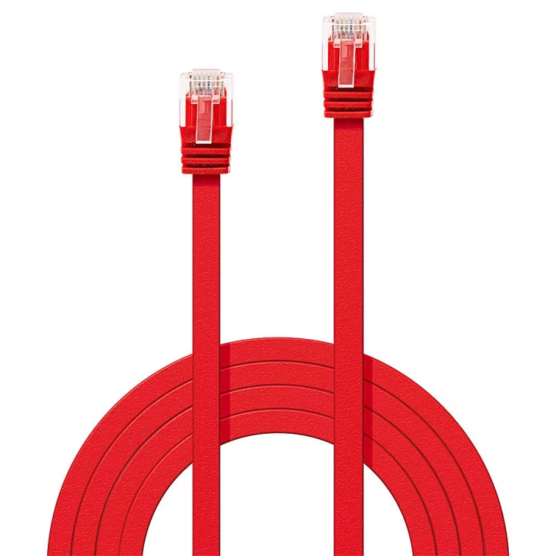 Lindy 47513 Cavo di rete rosso 3 m Cat6 U/UTP (UTP)