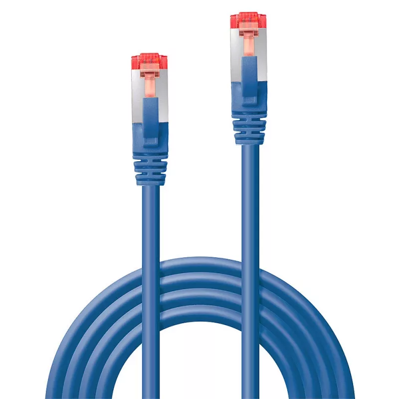 Cavo di rete Lindy RJ45/RJ45 CAT6 10 m RJ-45 S/FTP blu